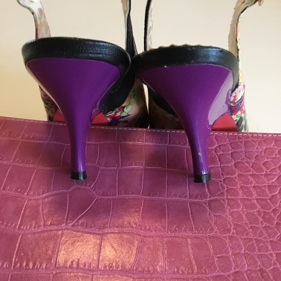 POETIC LICENSE LEATHER PEEP TOE SLING BACKS - Picture 11 of 13